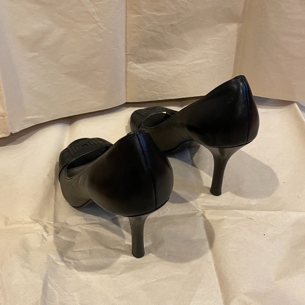 Calvin Klein Katell Full Grain black heels